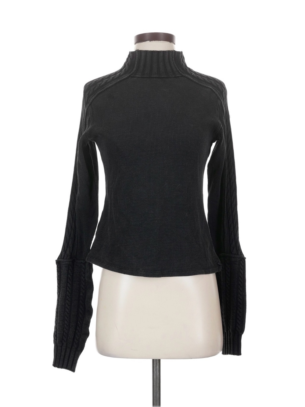 NWT Free People We the Free black Breezy Sweater in size small